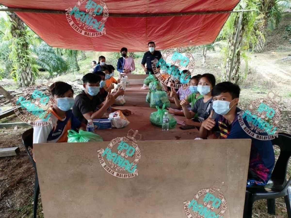 Ranau police set up tent atop hill to facilitate PdPR sessions