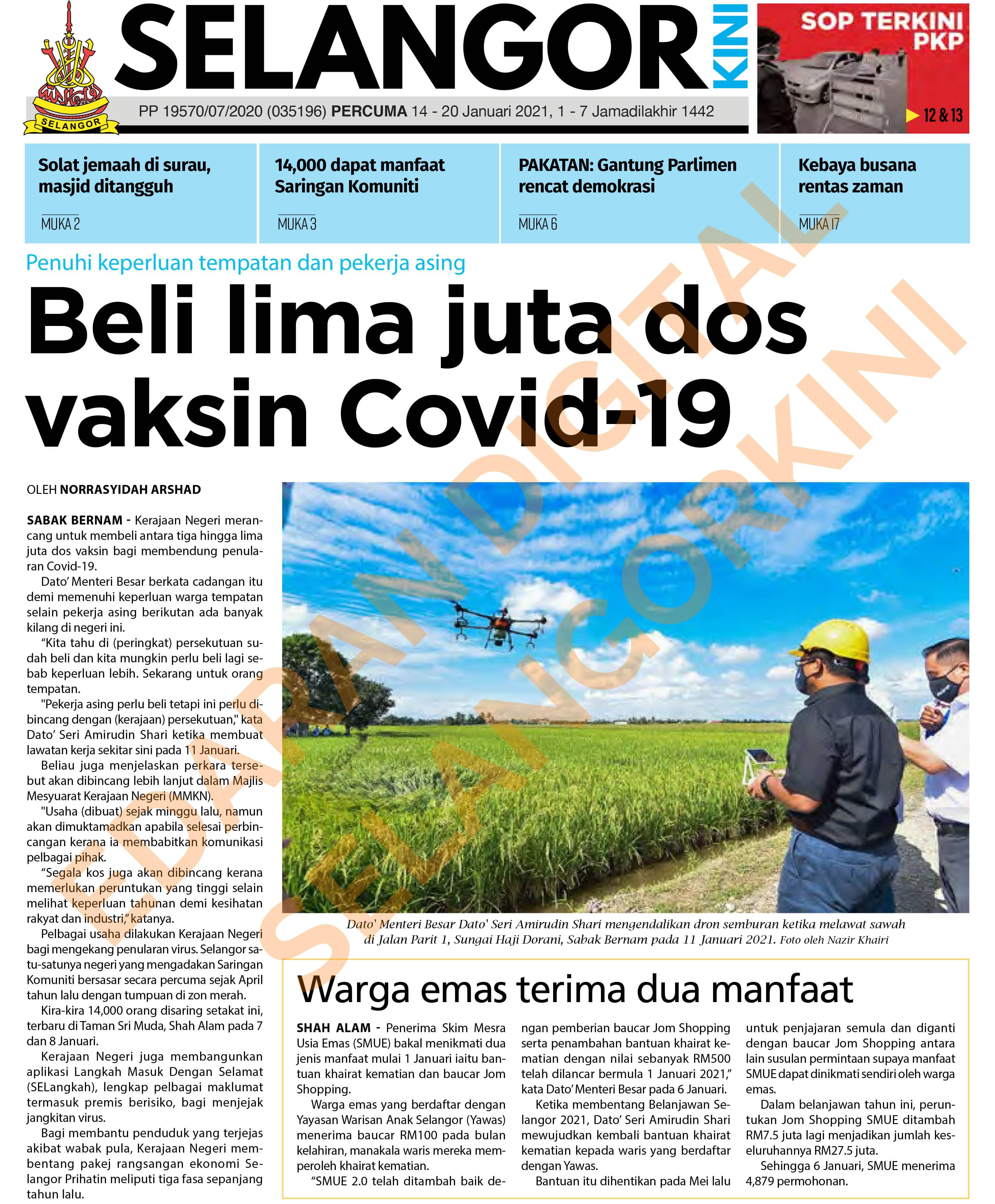 SelangorKini 14 - 20 Januari 2021