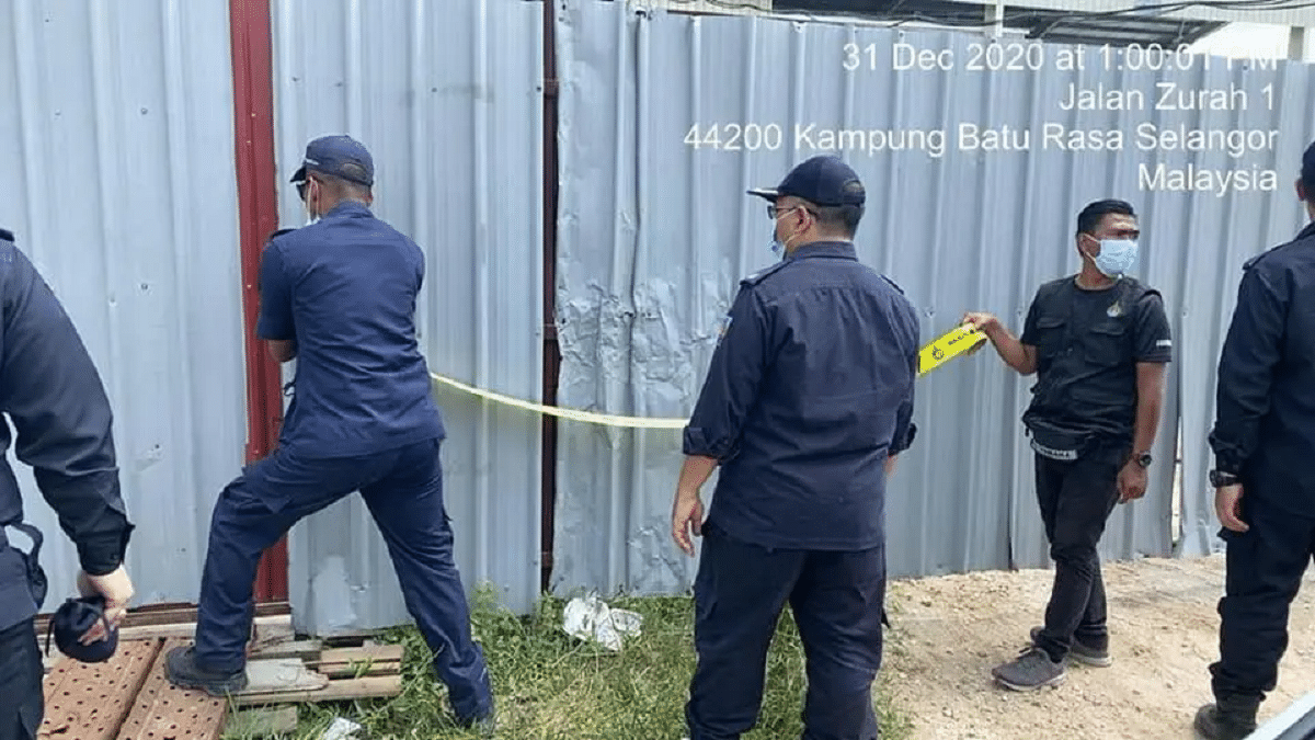 Copper-melting factory sealed off for disobeying notice of closure