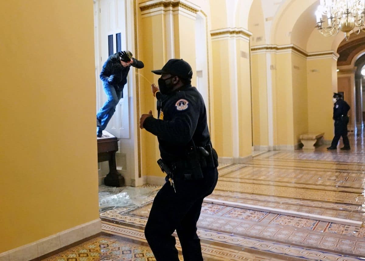 Protesters storm US Capitol, forcing electoral vote counting to halt