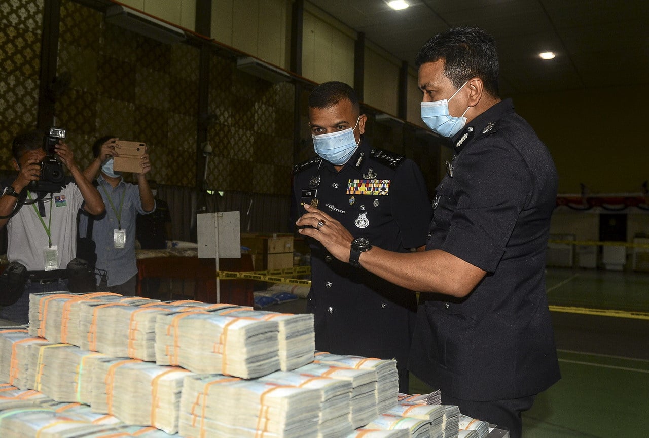 Polis rampas dadah nilai RM201 juta, saki baki dalang diburu