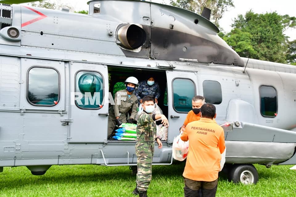 Op Murni: TUDM hantar bantuan banjir ke Pahang