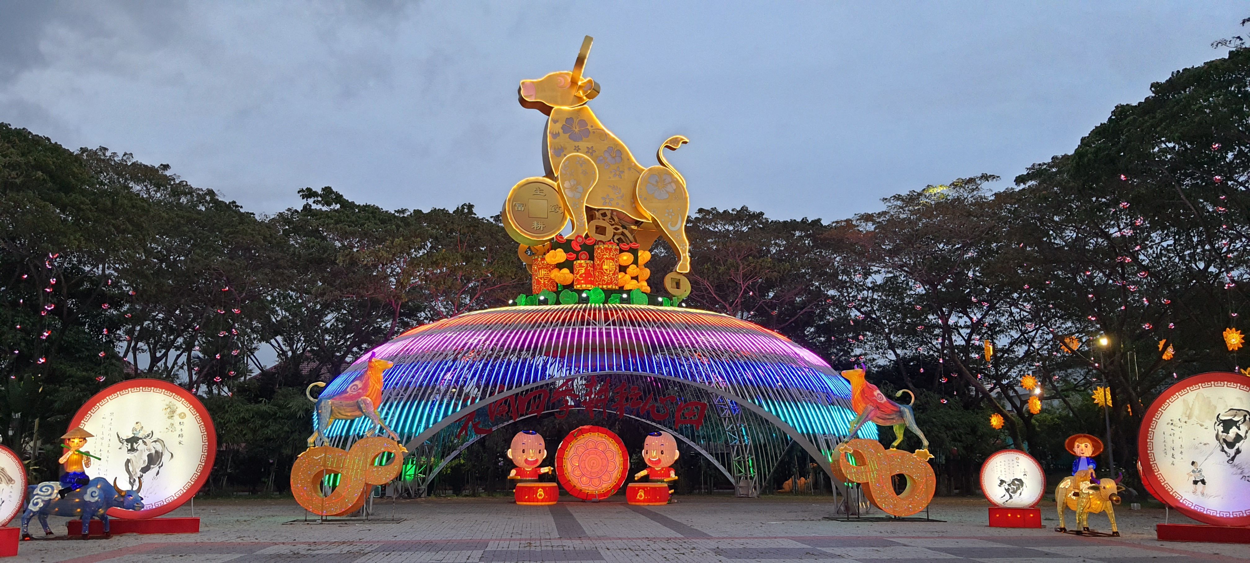 云端赏花灯  东禅寺新春不打烊