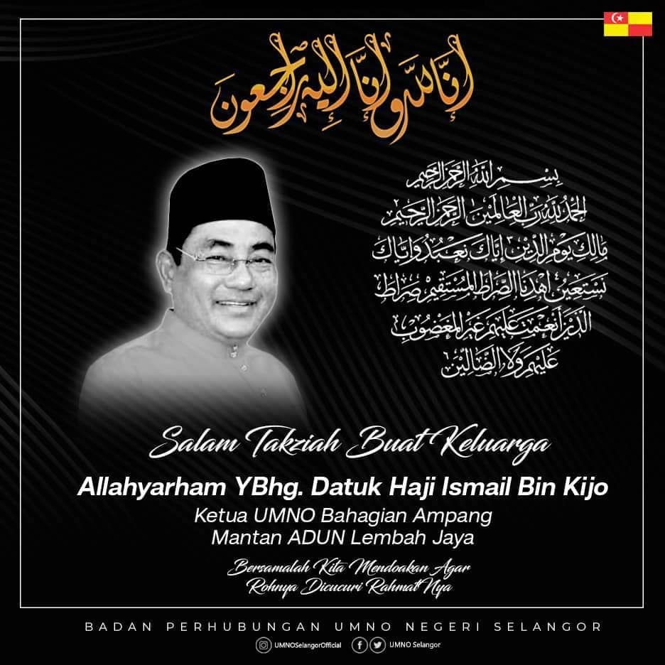 Bekas wakil rakyat Lembah Jaya meninggal dunia