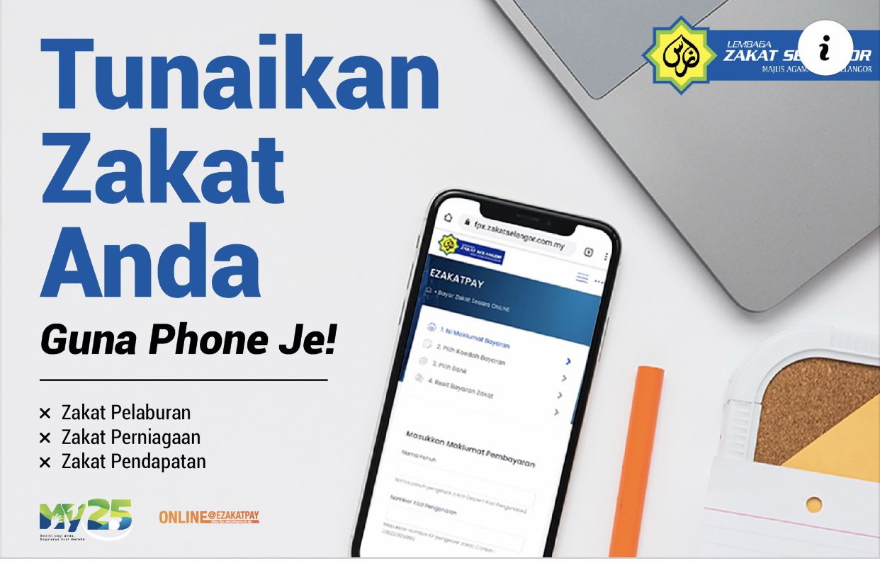 Guna telefon bimbit permudah bayaran zakat