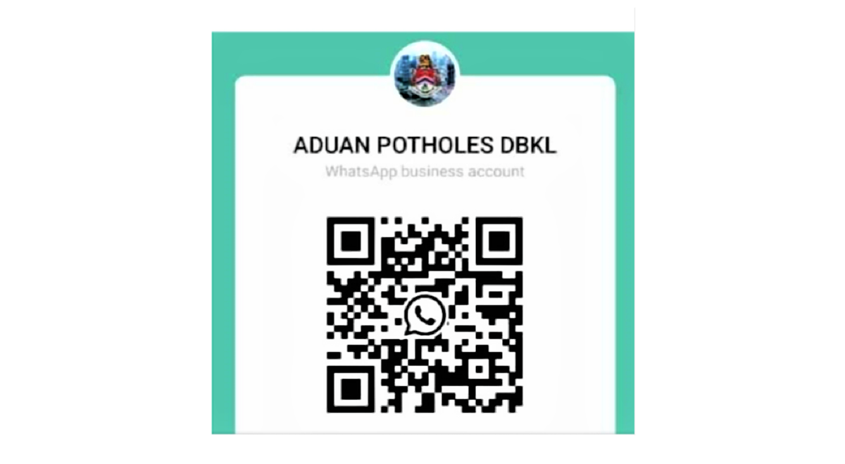 DBKL receives 1,224 complaints via Potholes Complaint Whatsapp