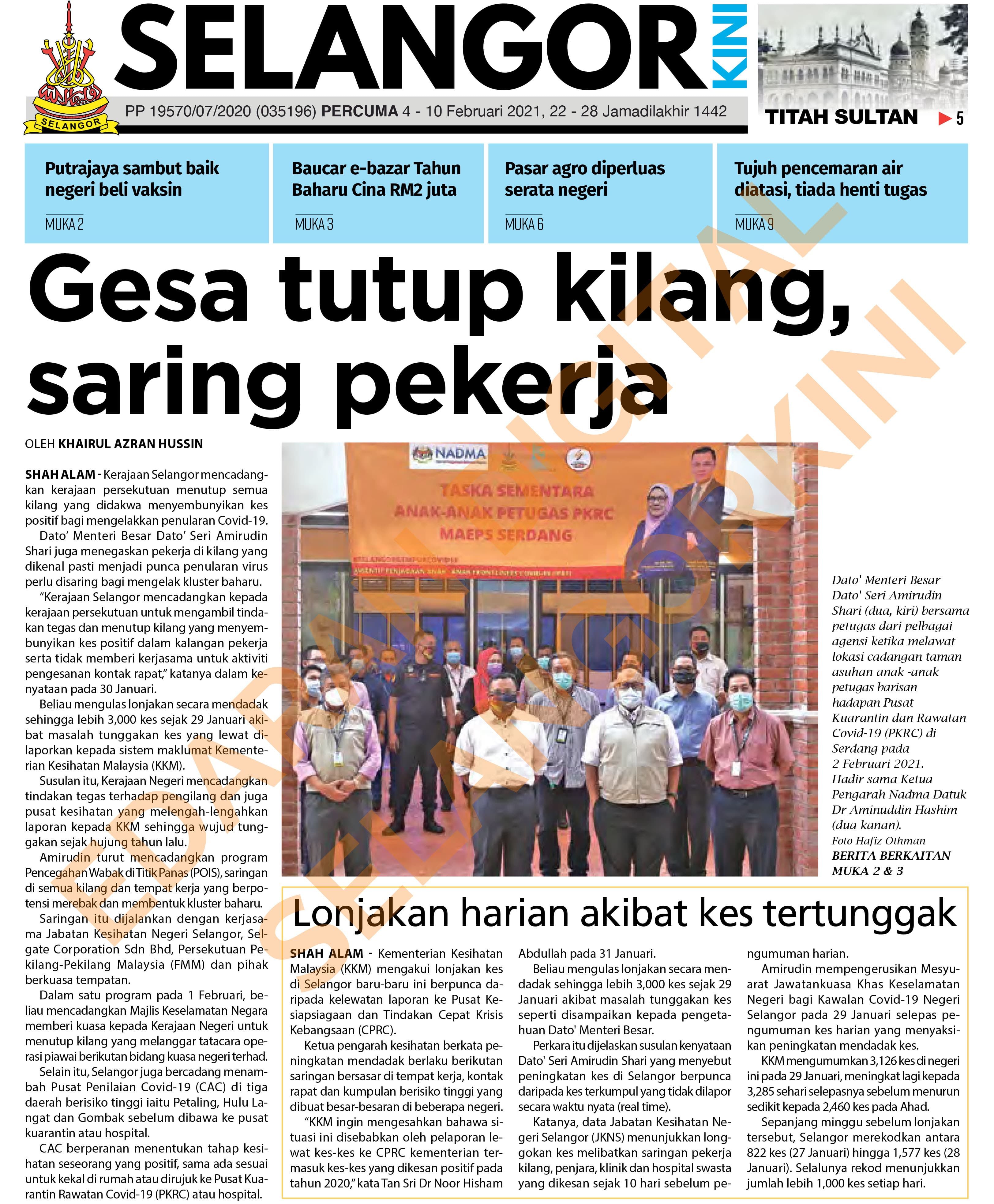 SelangorKini 4 - 10 Februari 2021