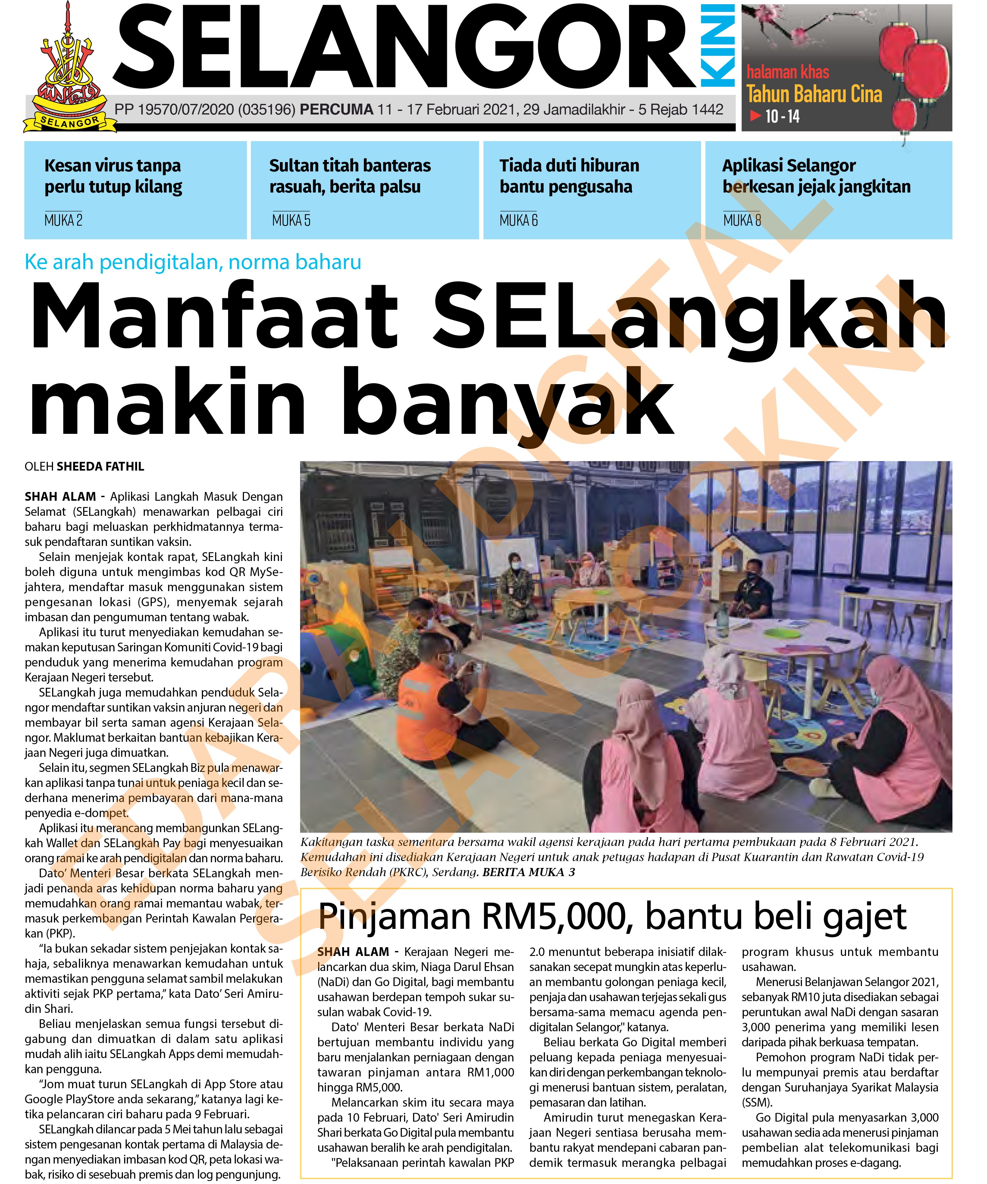 SelangorKini 11 - 17 Februari 2021