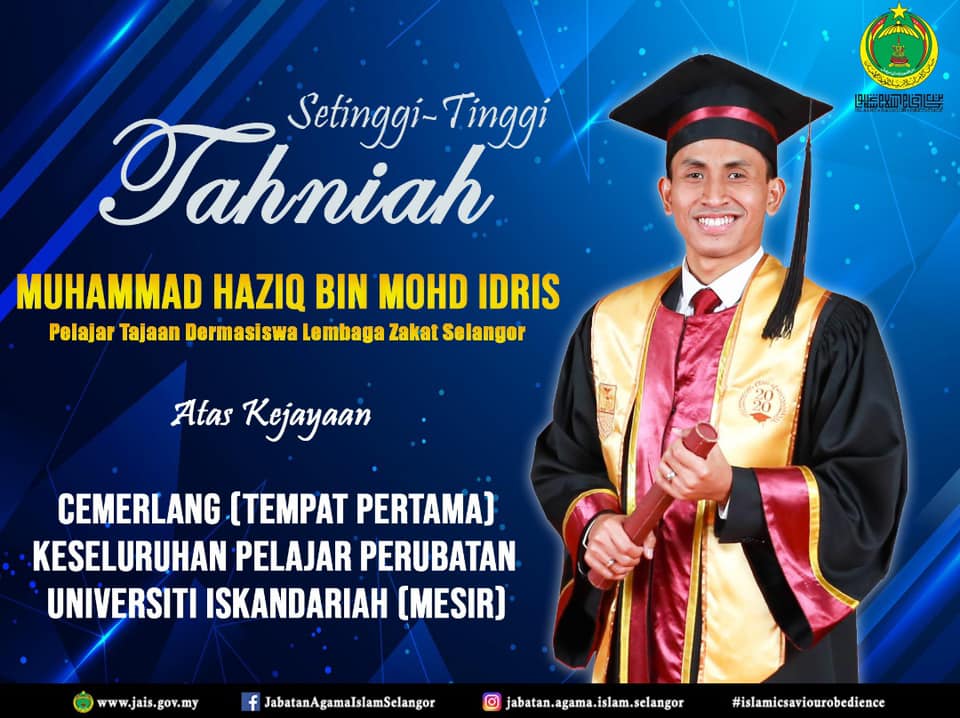 Tiga anak Selangor raih kejayaan membanggakan di Mesir