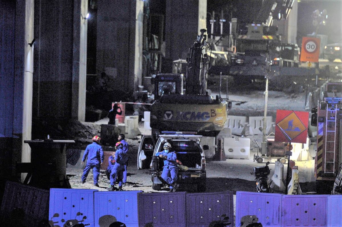 Efforts to recover body in SUKE highway crane collapse continue — Fire Dept