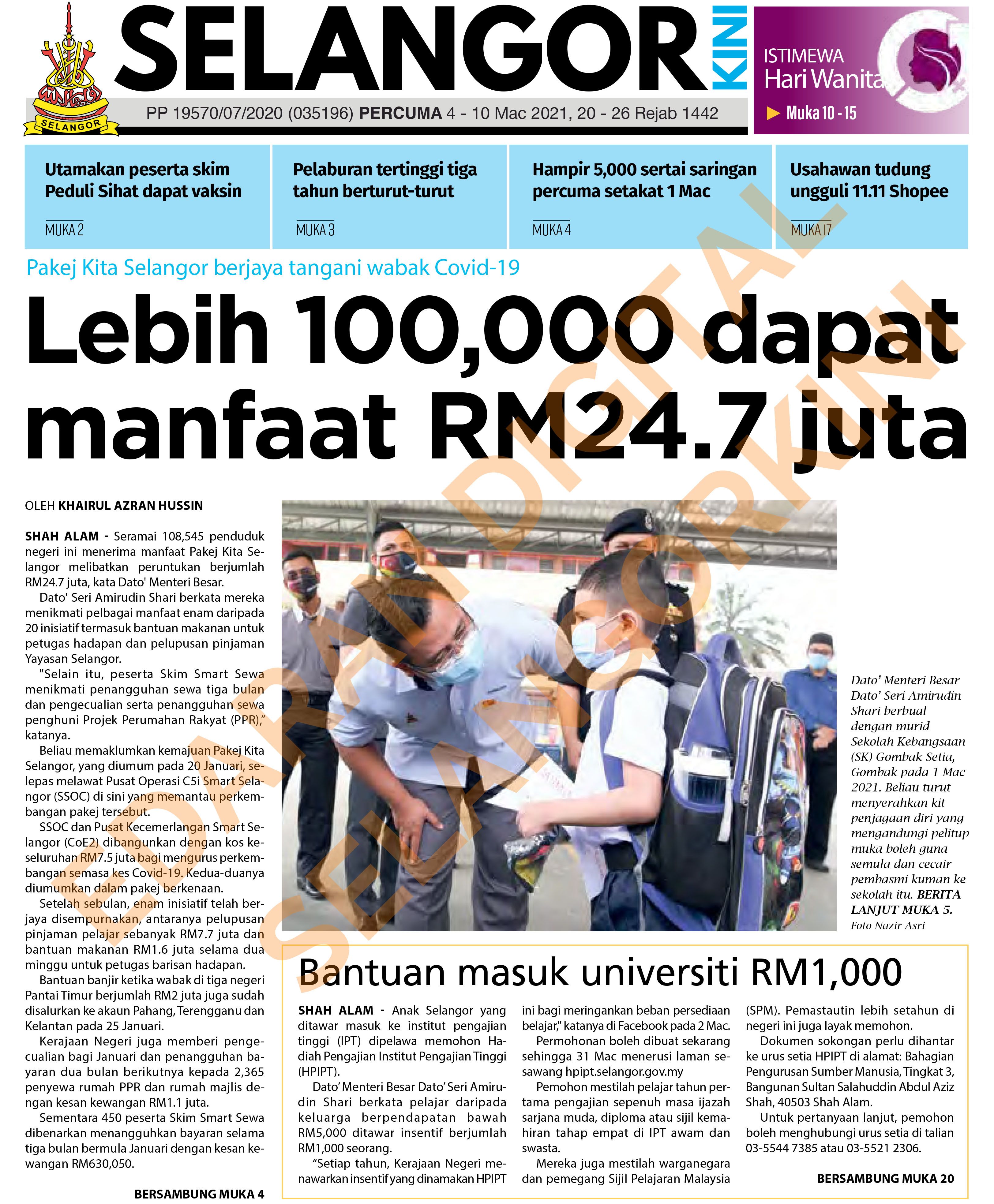 SelangorKini 4 - 10 Mac 2021