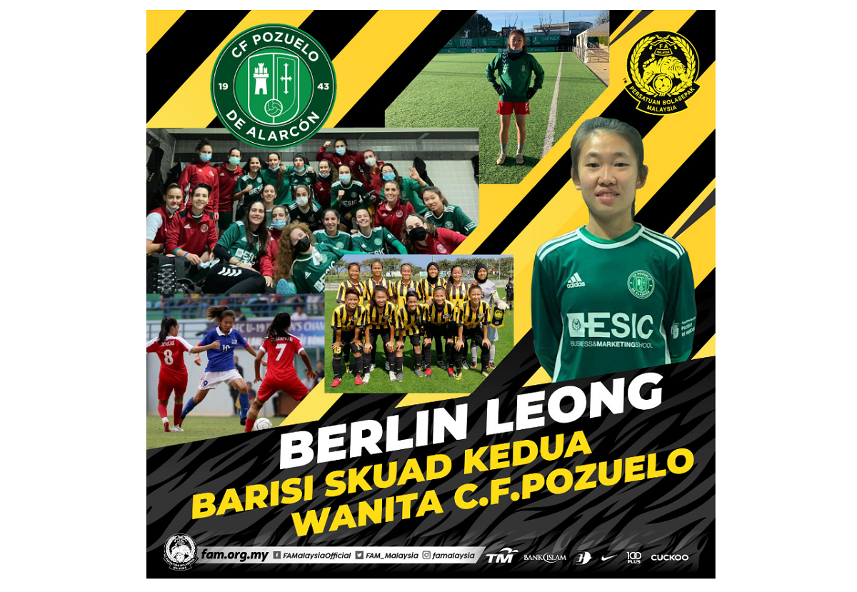 Malaysian female footballer Berlin doing well in Spain