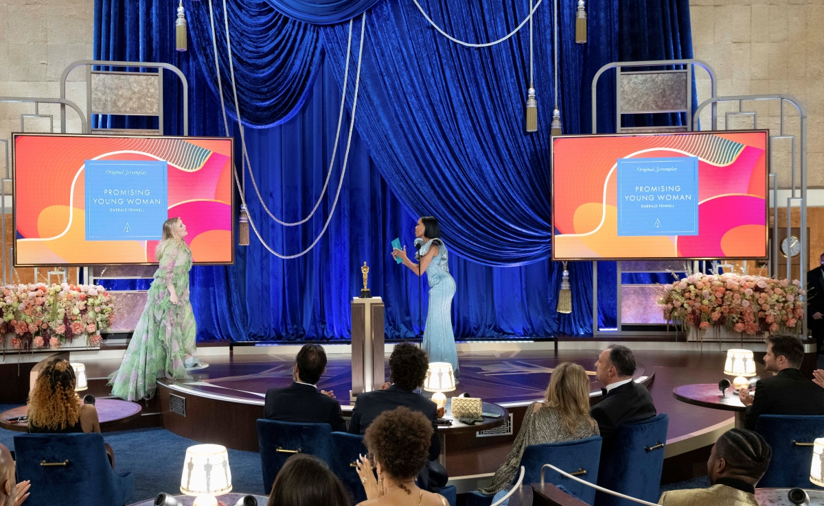 Pandemic-constrained Oscars feature more oratory, less music, comedy