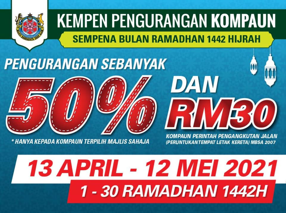 MBSA tawar diskaun kompaun 50 peratus sepanjang Ramadan