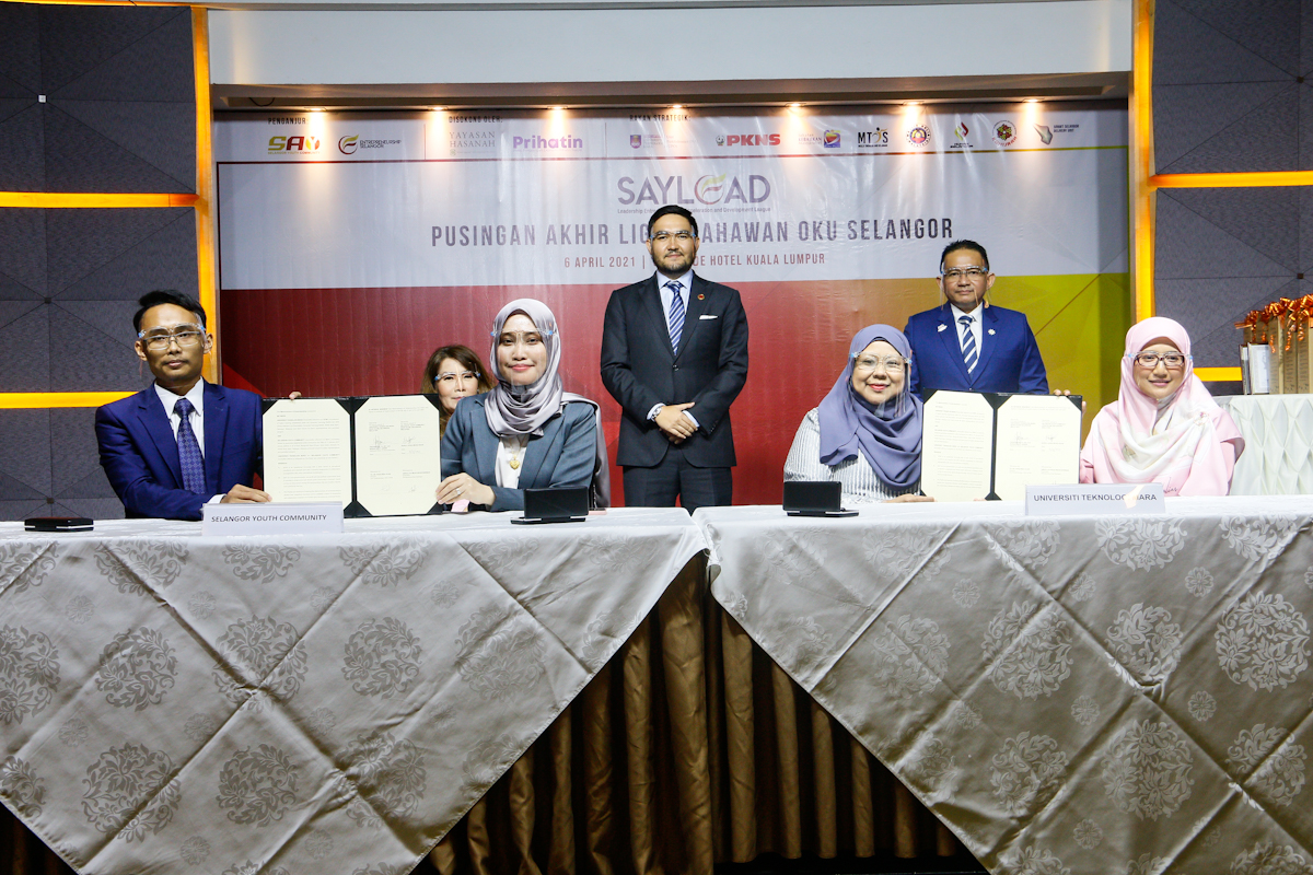 Kerjasama SAY-UiTM perkasa belia OKU Selangor