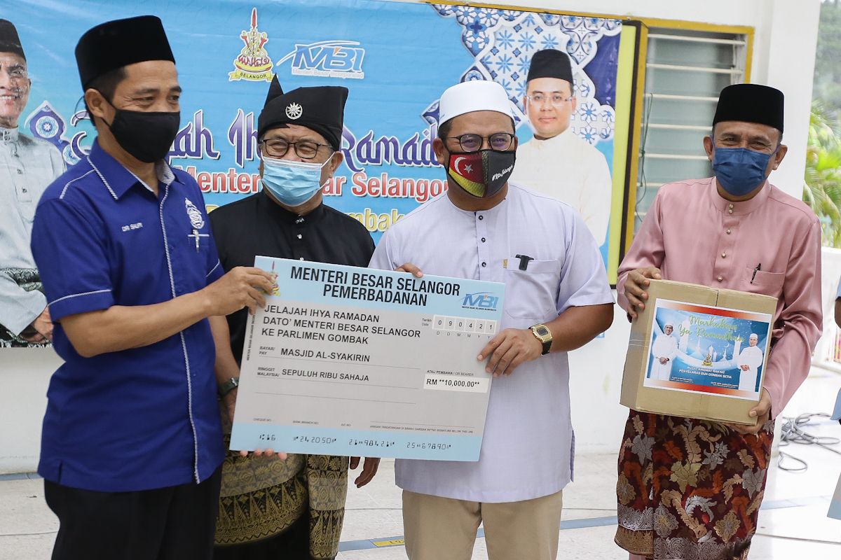 Masjid, surau di Gombak dapat RM400,000 semarak Ramadan