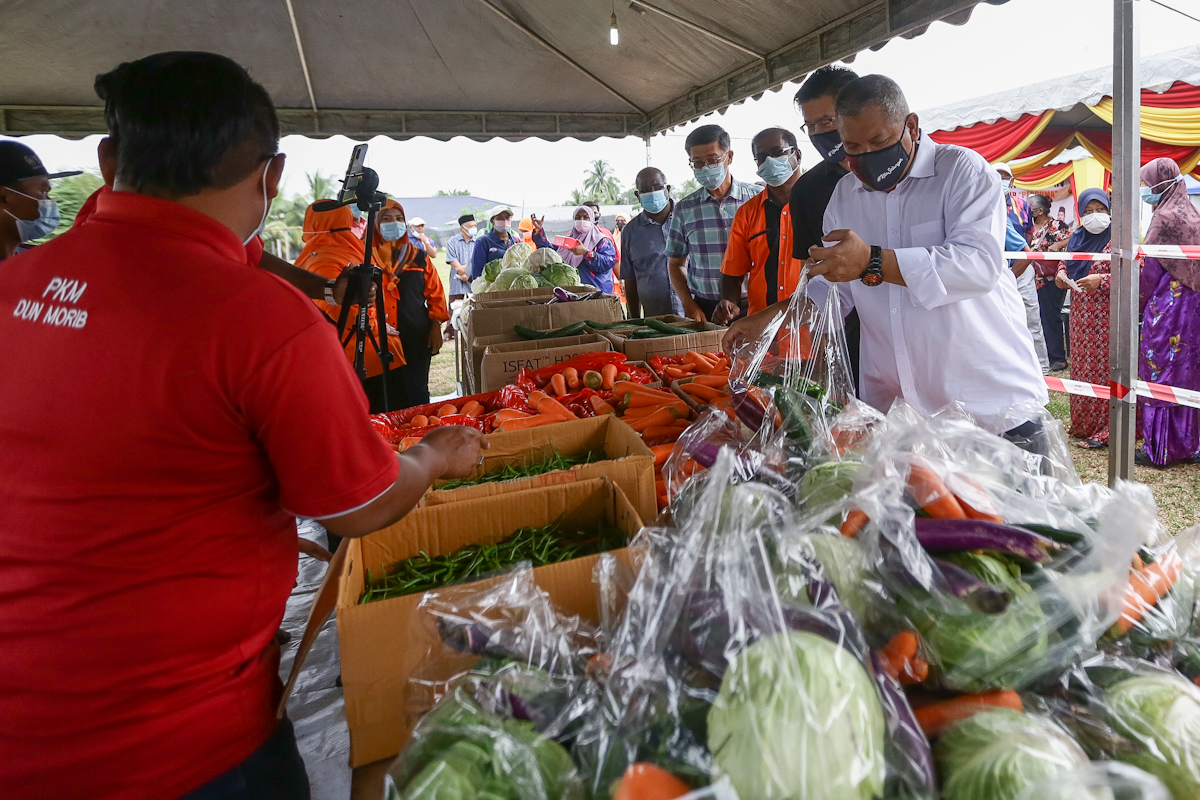 Penduduk Morib bersyukur terima bantuan makanan, jimat belanja dapur