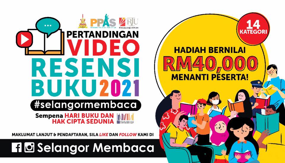 Video Resensi Buku #selangormembaca tawar hadiah RM40,000