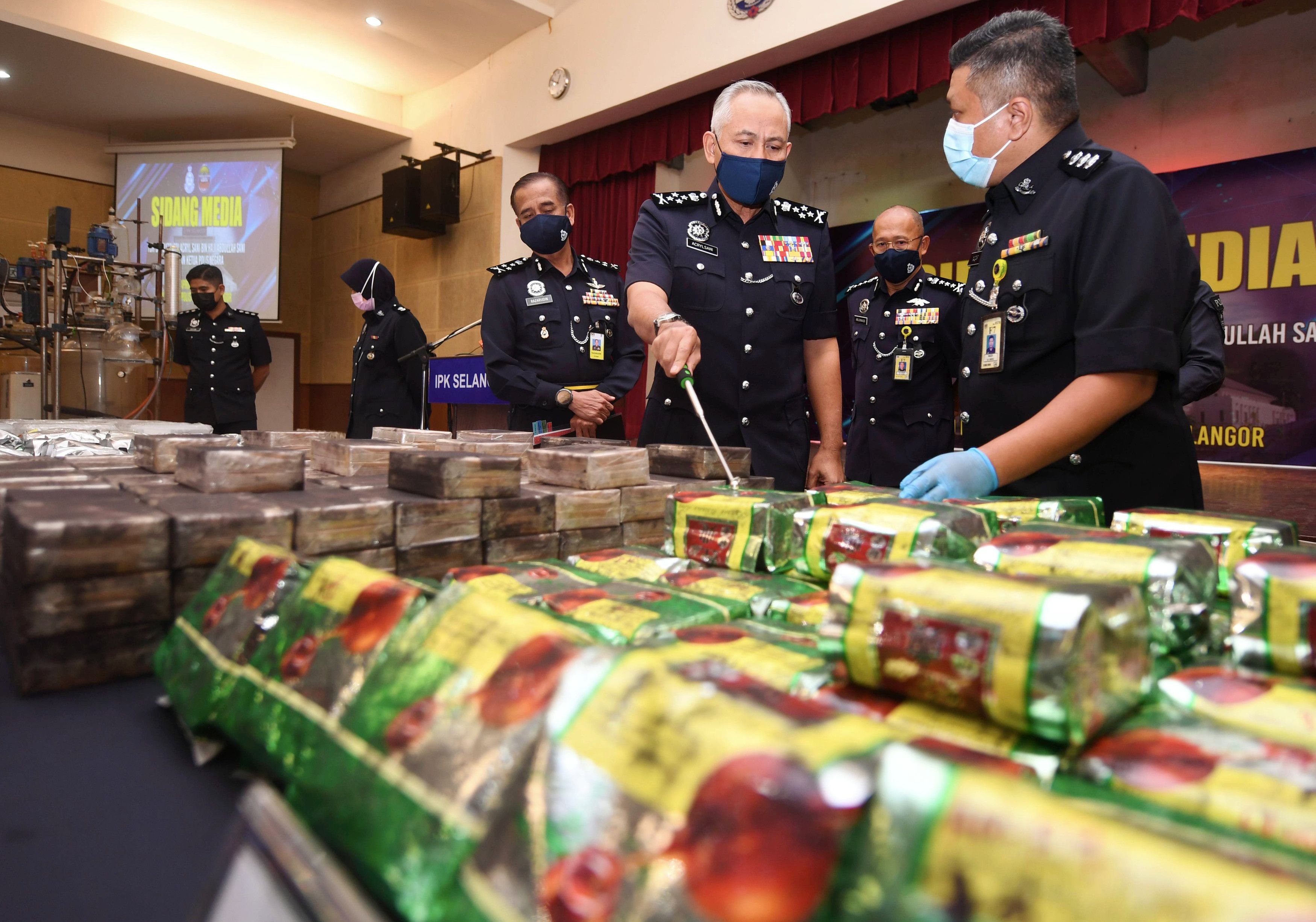 泰警：冰毒马丸是最多引入大马的毒品