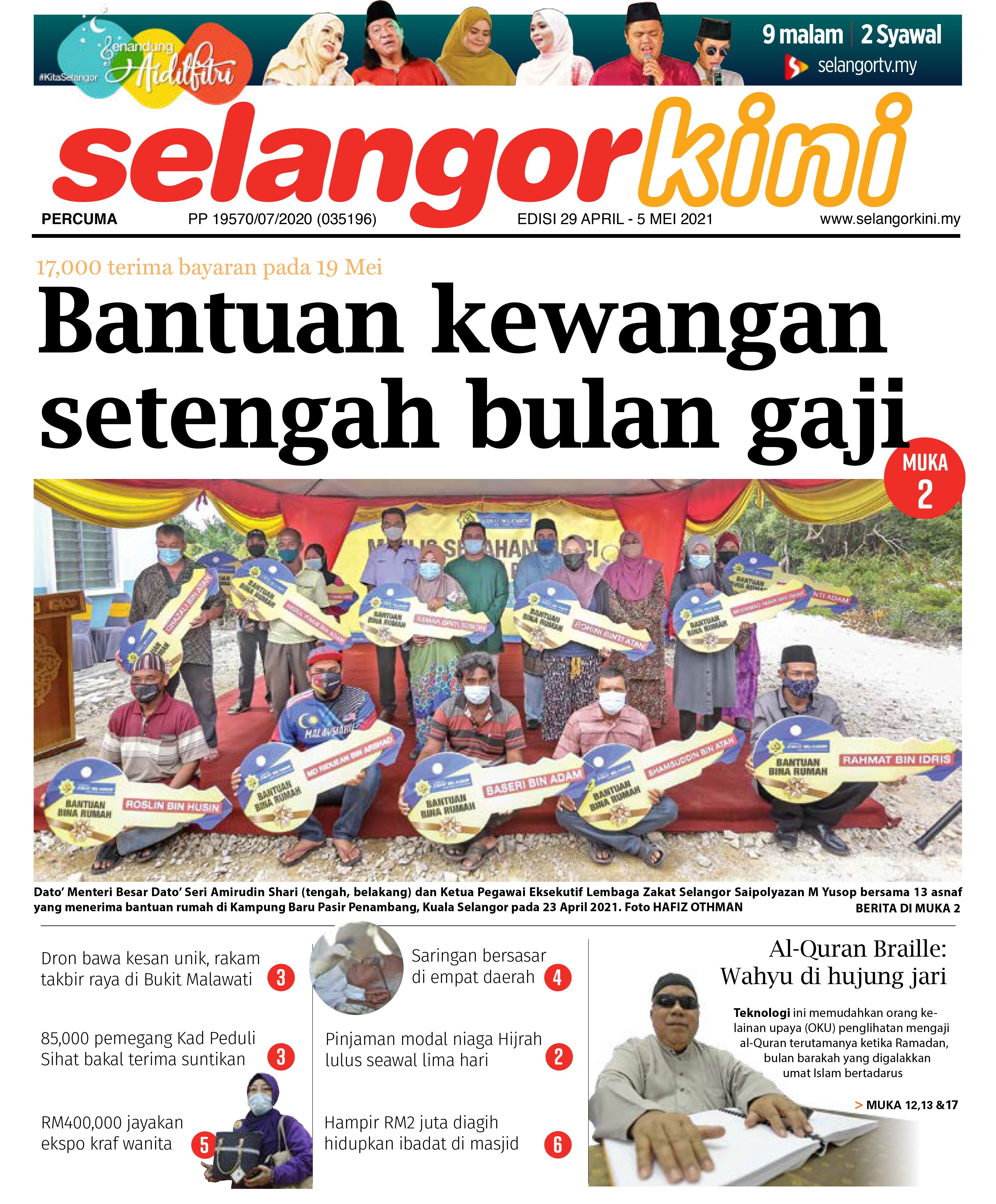 SelangorKini 29 April - 5 Mei 2021