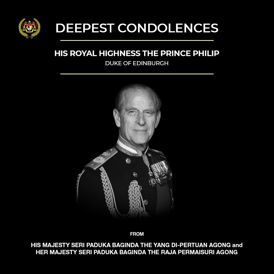 King, Queen express deepest condolences over passing of Prince Philip