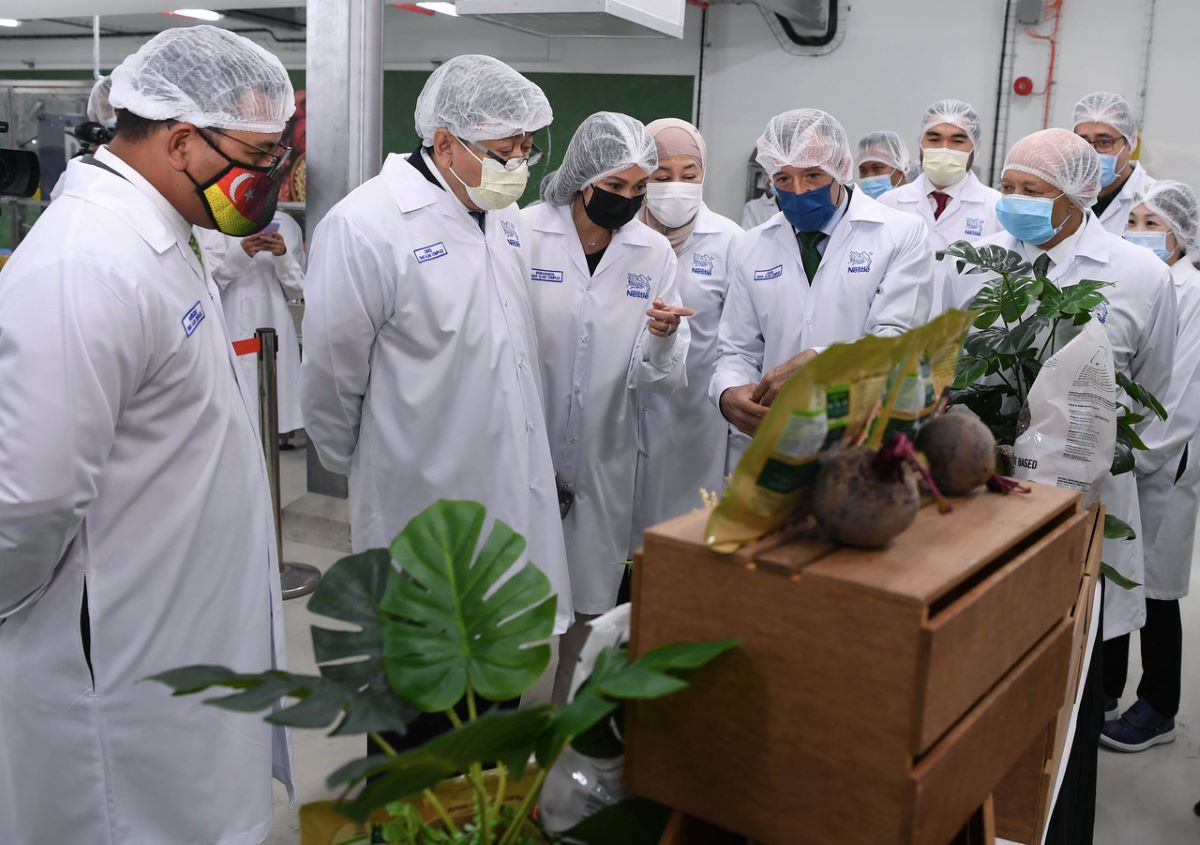 Selangor Sultan launches Nestle Malaysia plant-based food factory in Shah Alam