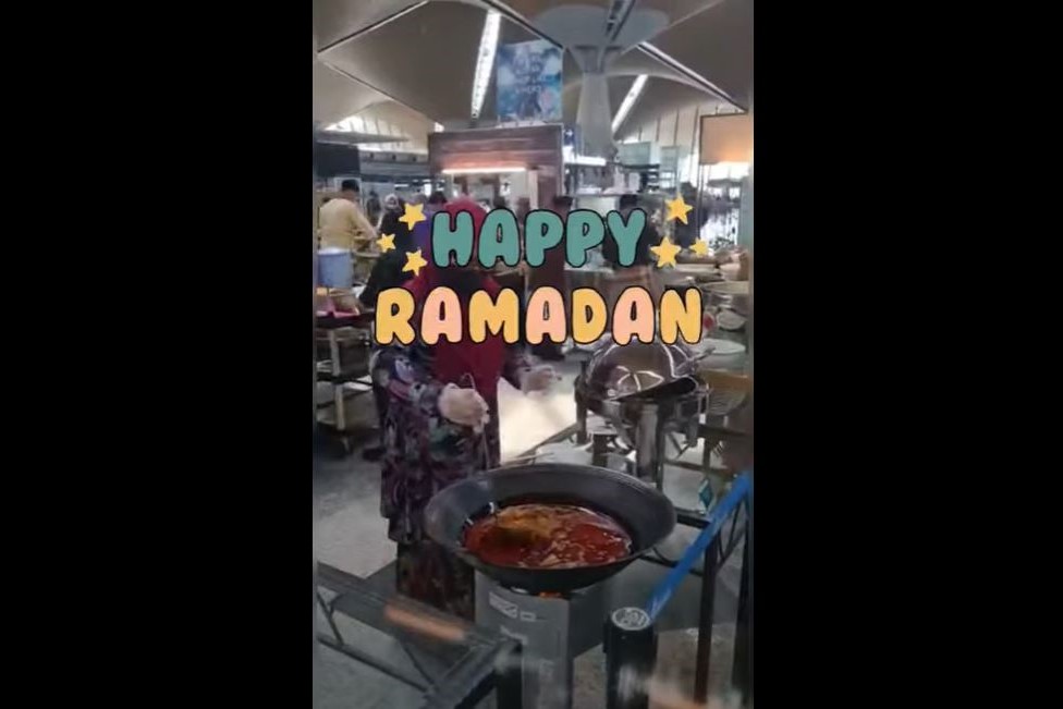 Video memasak di KLIA hanya gimik