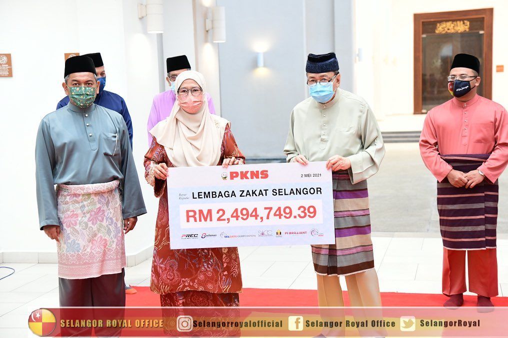 Sultan Selangor terima zakat niaga lebih RM8 juta