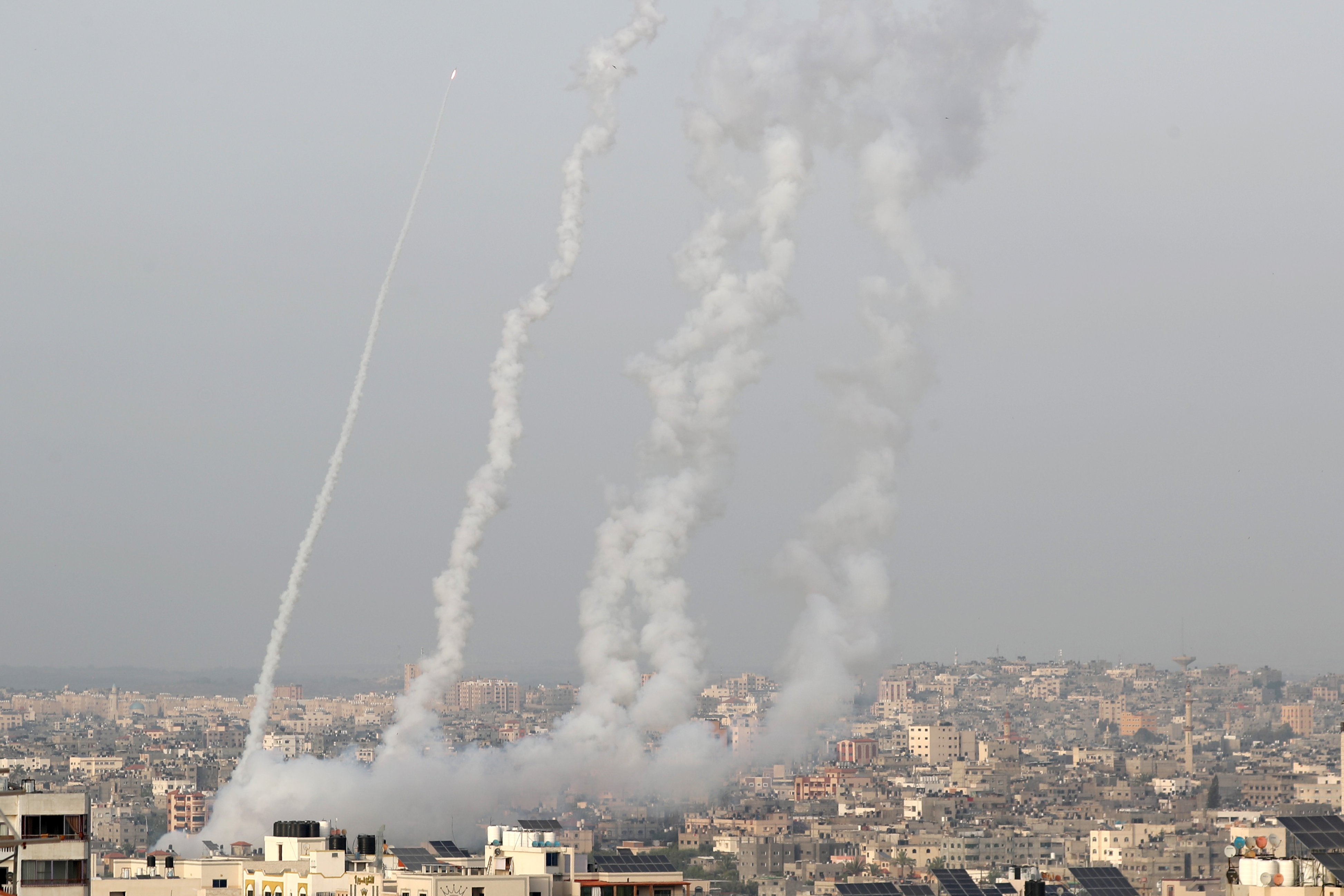 9 Palestinians killed in Gaza explosion after Jerusalem rocket barrage