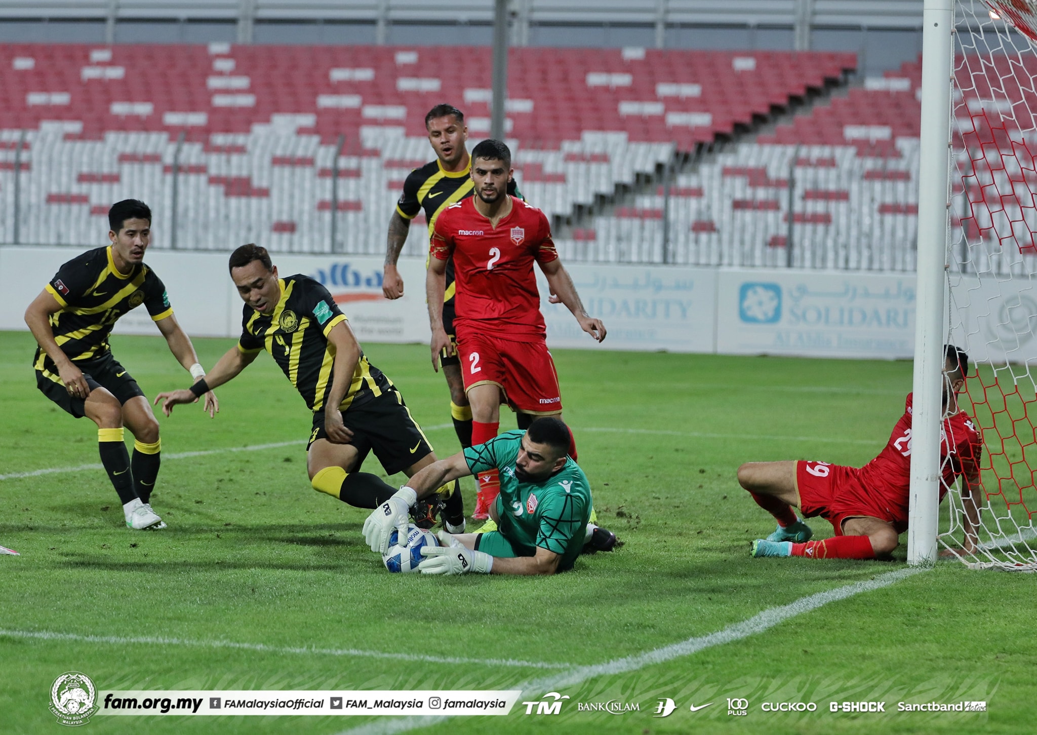 Bahrain hukum kesilapan sendiri Harimau Malaya