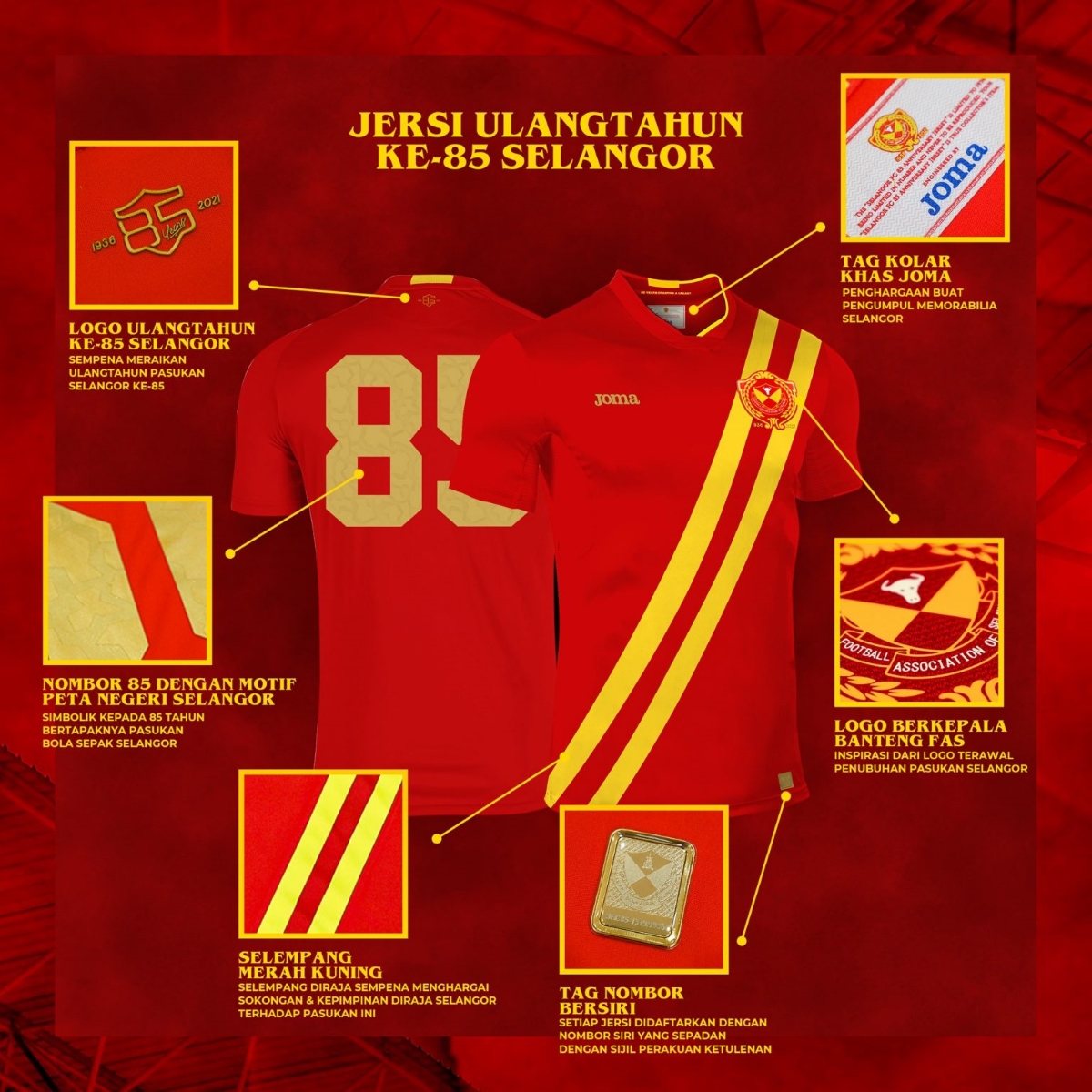 Selangor FC launches third, limited edition kits