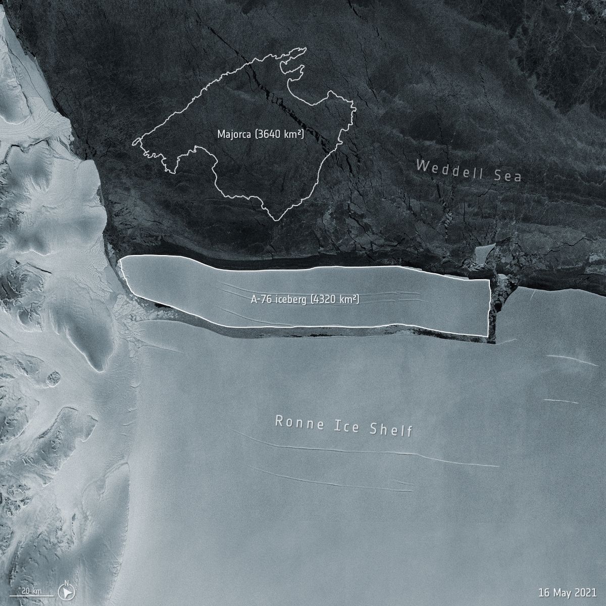 Antarctica gives birth to world's largest iceberg
