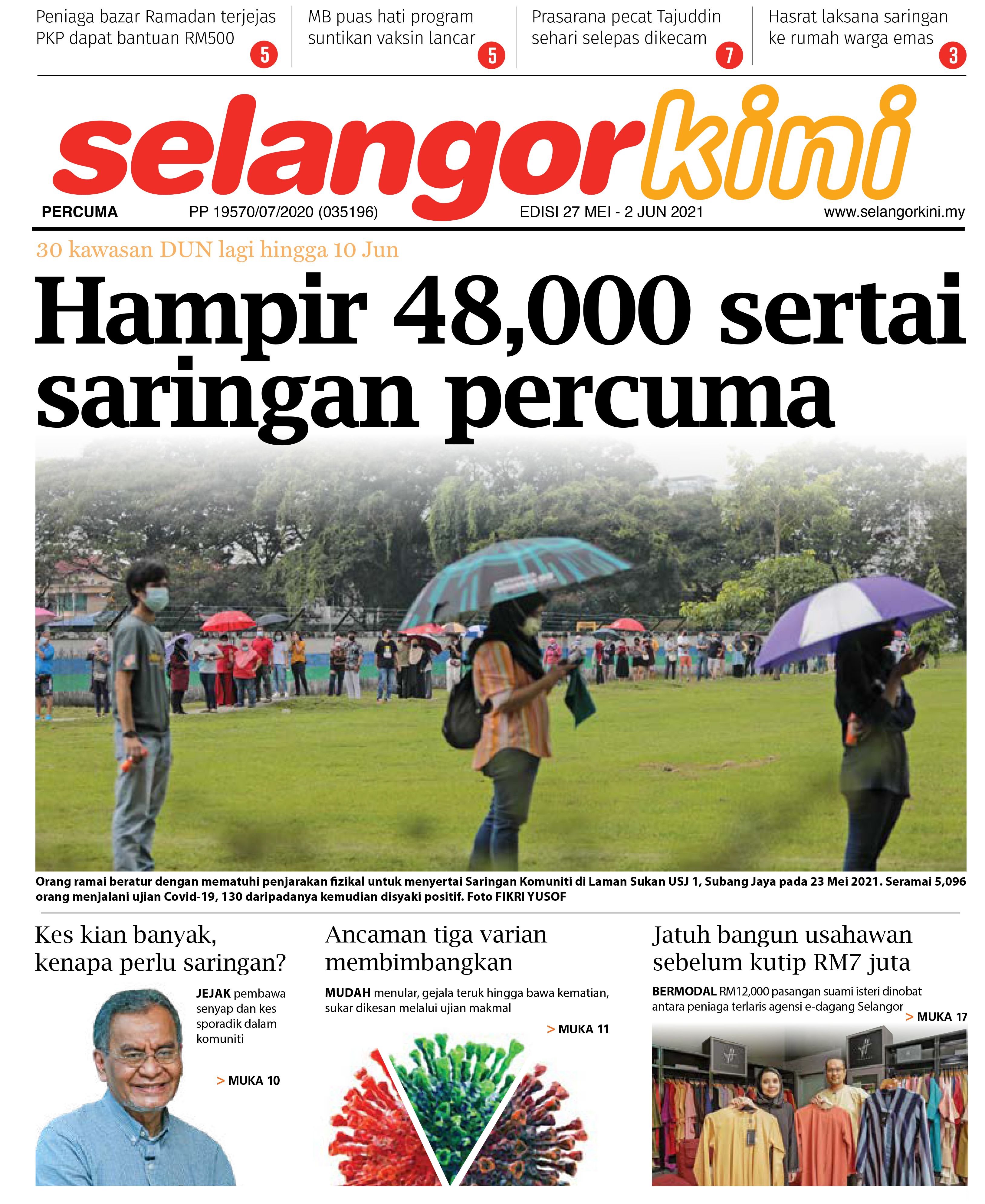 SelangorKini 27 Mei - 2 Jun 2021