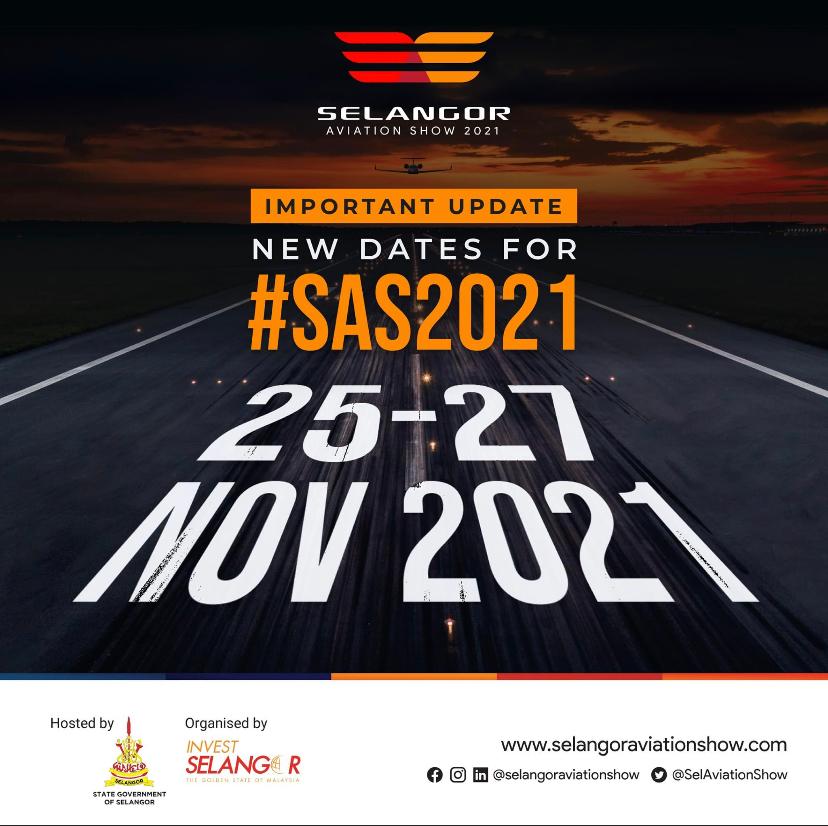 Pameran Penerbangan Selangor 2021 dianjak ke November