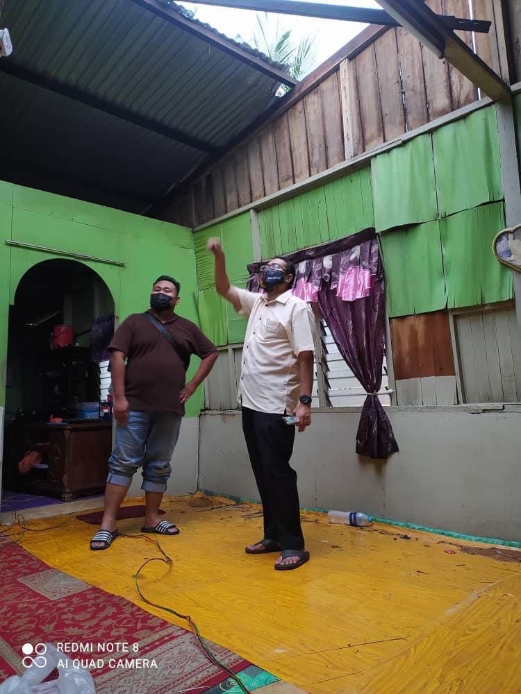 மேரு வட்டாரத்தில் புயல்- 20 வீடுகள் சேதம்