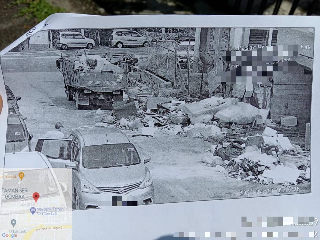 MPS kompaun dua individu buang sampah di tempat khas peniaga pasar