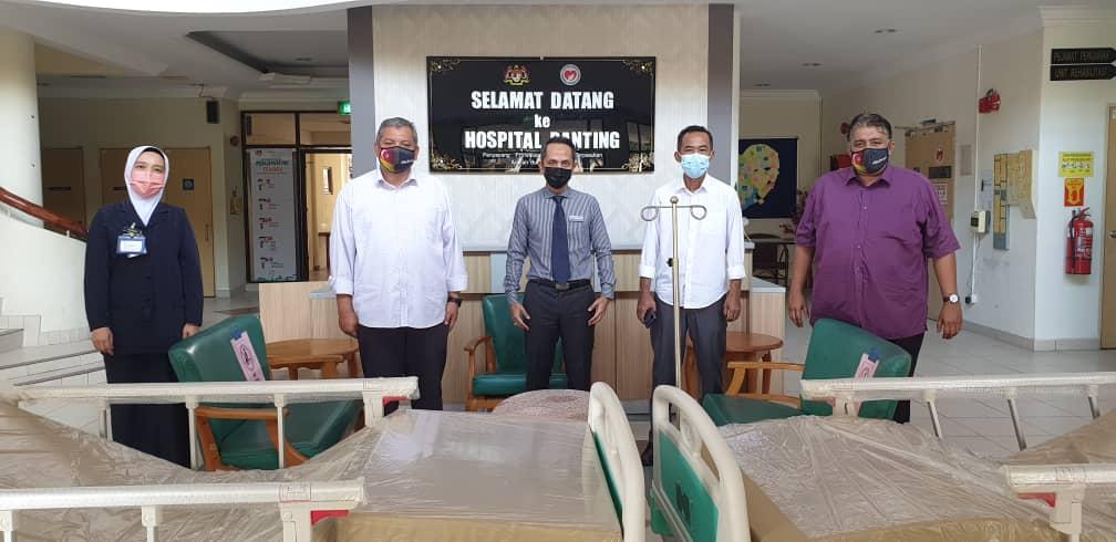 ADN Morib serah katil mudah laras untuk pesakit Covid-19