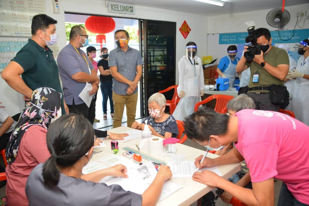 73.6%长者已接种加强剂   诺希山：降低死亡率.吁速施打加强剂