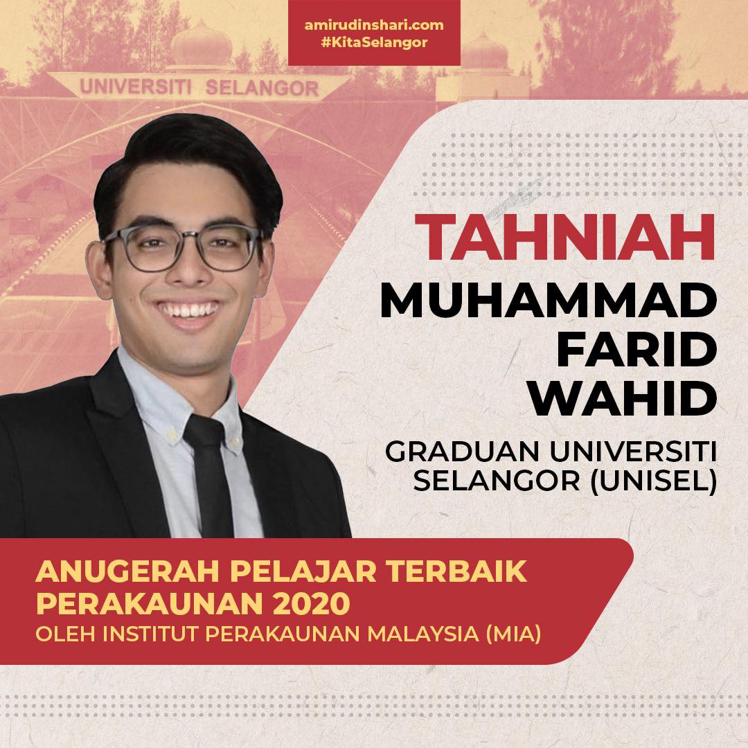 MB ucap tahniah siswa Unisel dinobat pelajar akaun terbaik negara