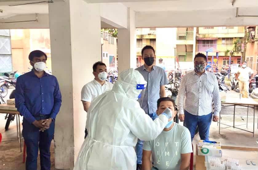 和平村组屋今筛检657人 欧阳捍华：40人疑似确诊