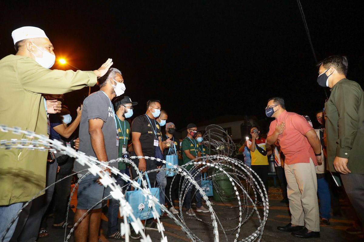 山姆德拉花园东部组屋逃离居民已返家 短期内指示筛检