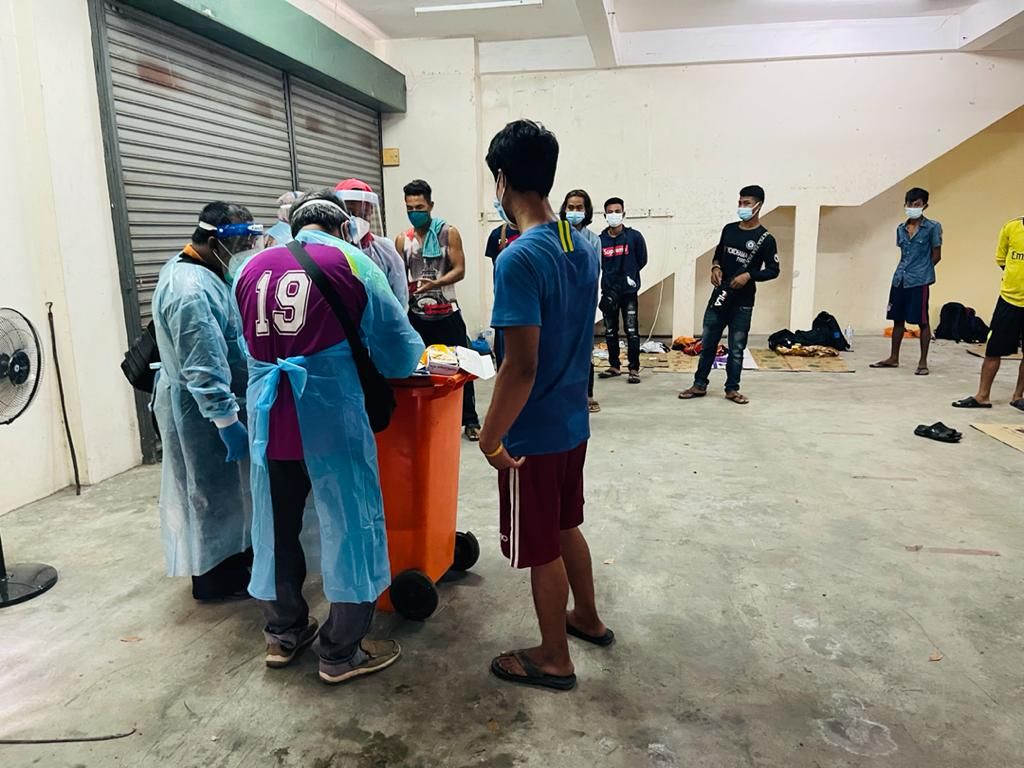 大港80%渔行自费筛检 隔离确诊外劳.截断传播链