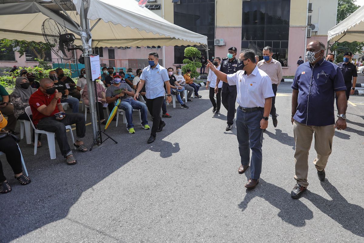 MB tinjau suntikan dos kedua Selvax Komuniti di PPV Sri Siantan
