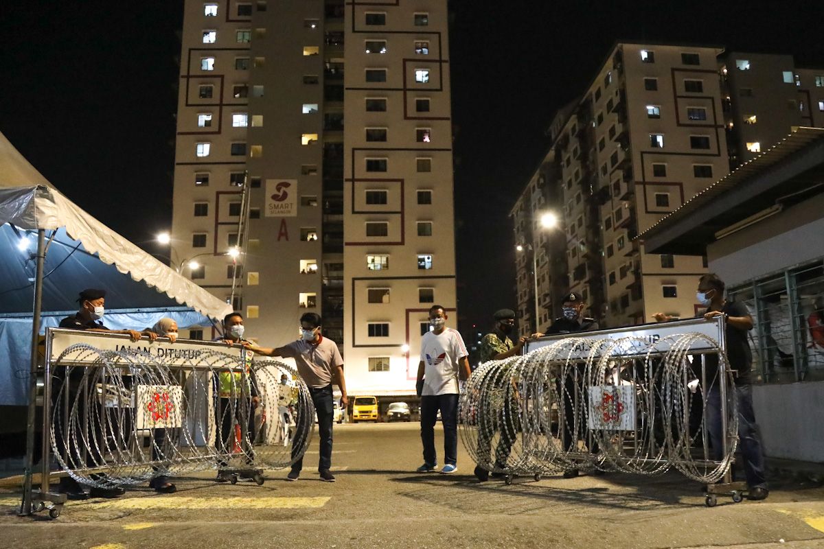 Gerak kerja tersusun faktor PKPD Apartment Damai tamat awal