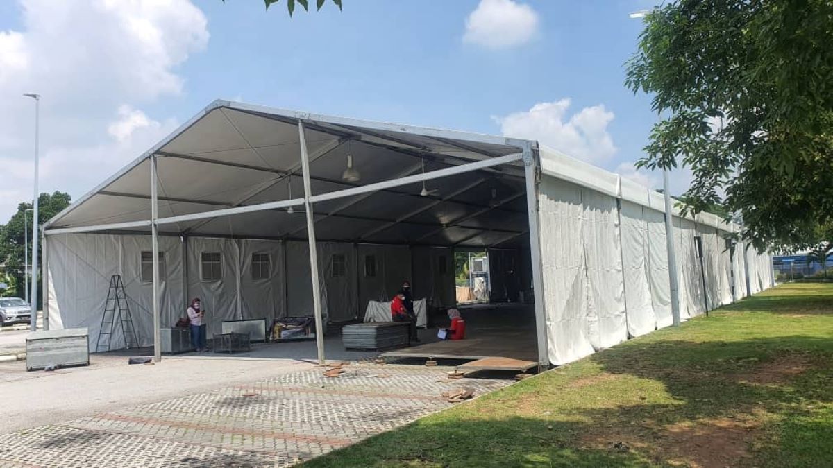 HTAR field hospital ready for use on Aug 4