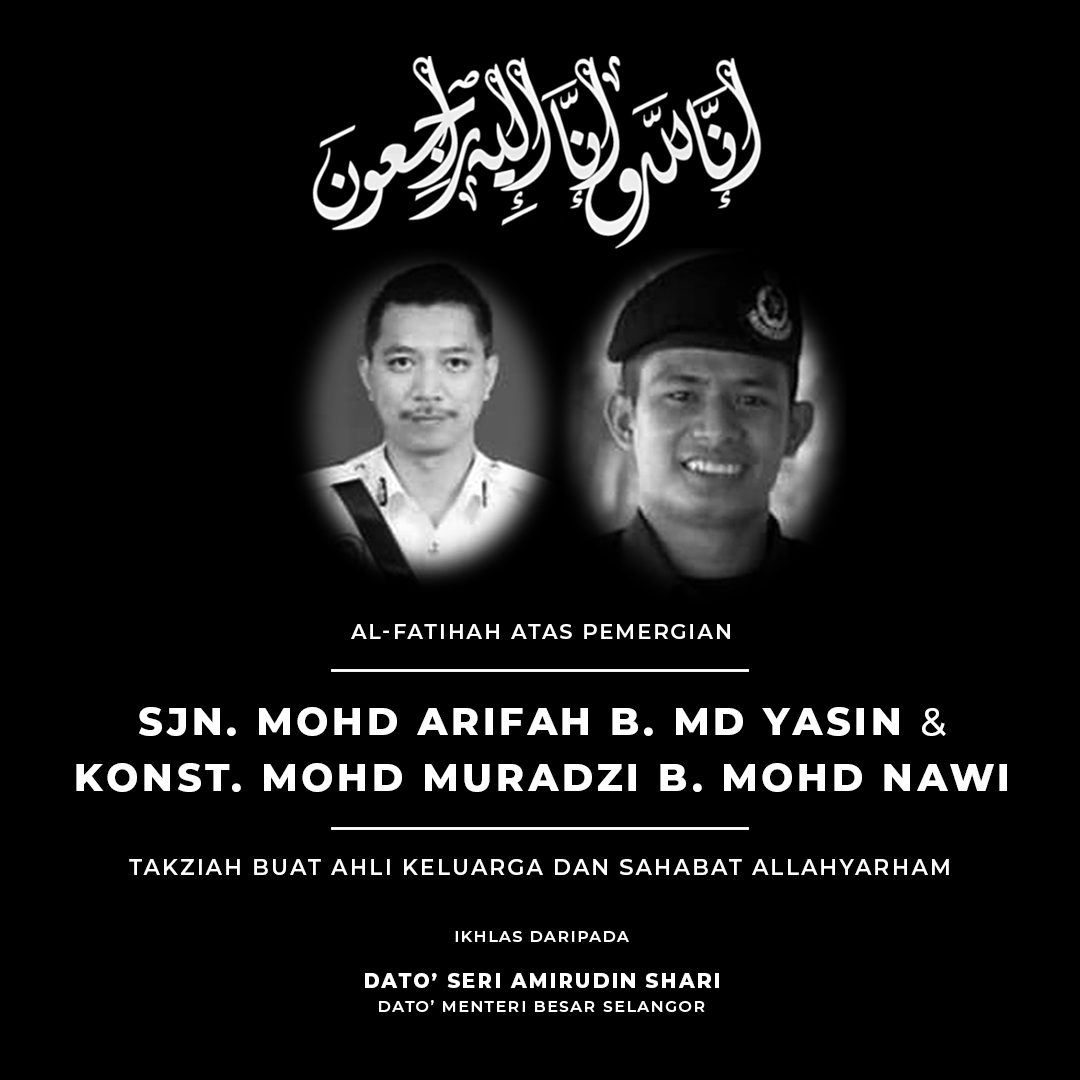 MB ucap takziah, dua polis maut kejar suspek lumba haram