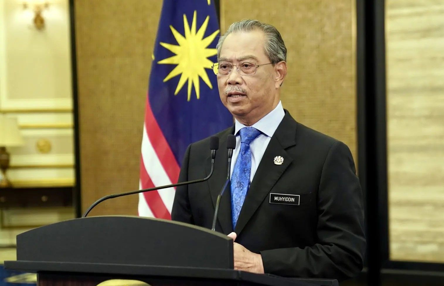 慕尤丁确诊冠病 居家隔离中