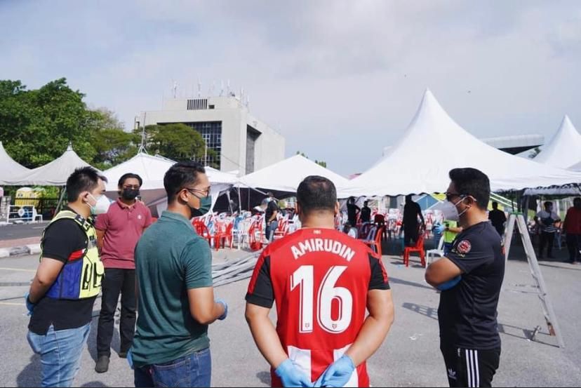 புயல் காற்றில் கிள்ளான் சி.ஏ.சி. மையத்தின் தற்காலிக கூடாரங்கள் சேதம்