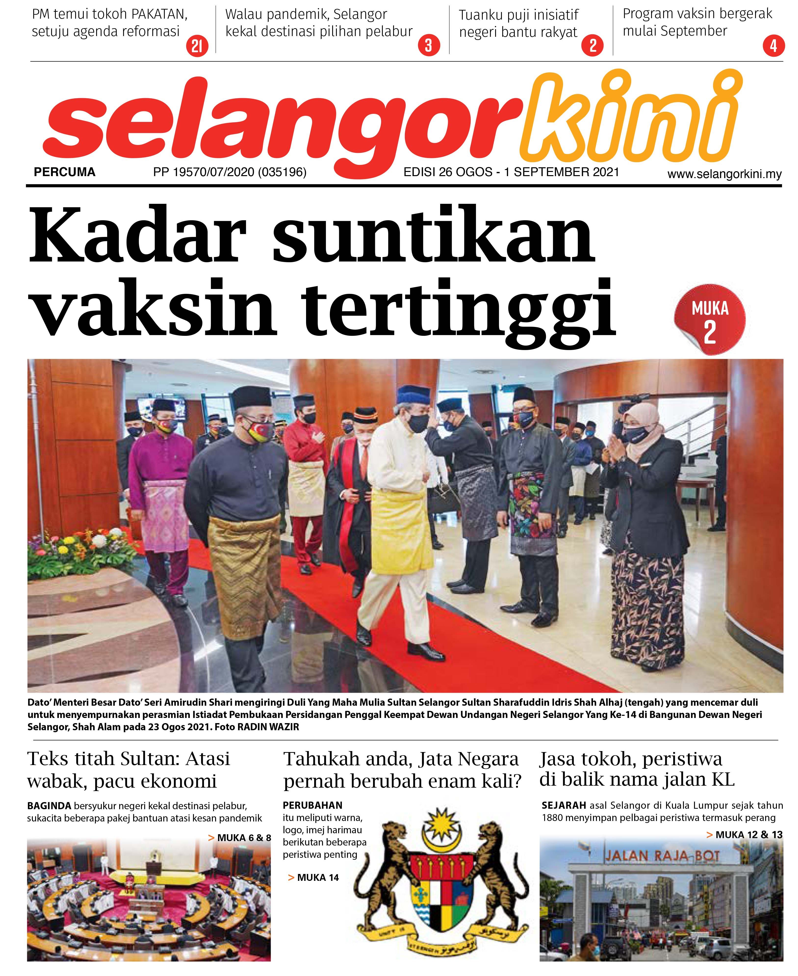 SelangorKini 26 Ogos - 1 September 2021