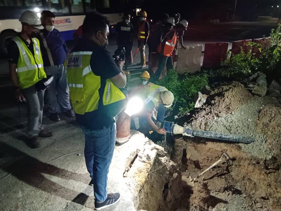 Kontraktor lebuh raya di Ampang 'curi air' untuk jalankan projek